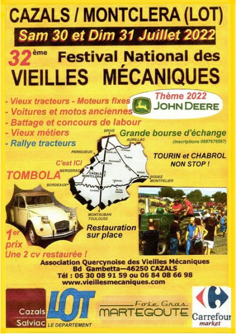 32ème Festival National des Vieilles Mécaniques