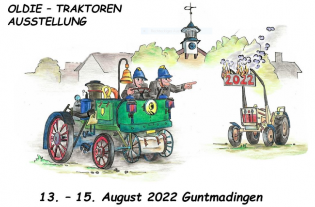 Oldie-Traktorenausstellung in Guntmadingen SH